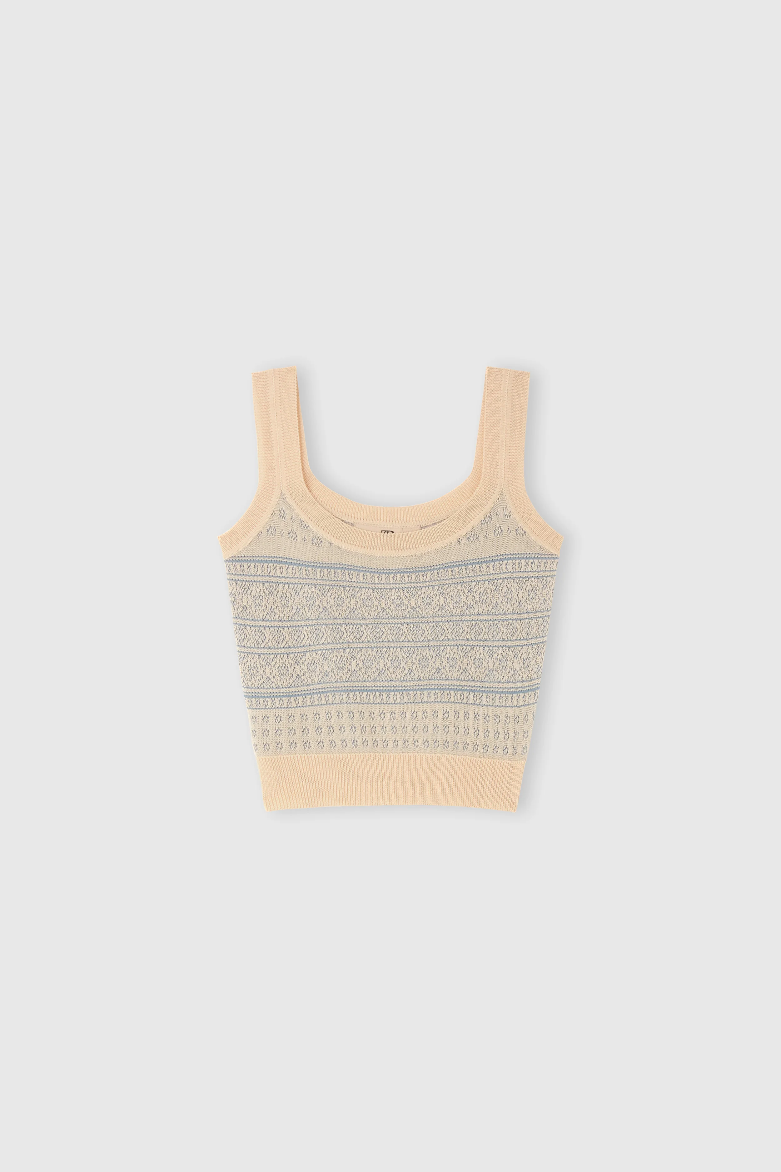 Bandana jacquard top in silk, cotton, and viscose