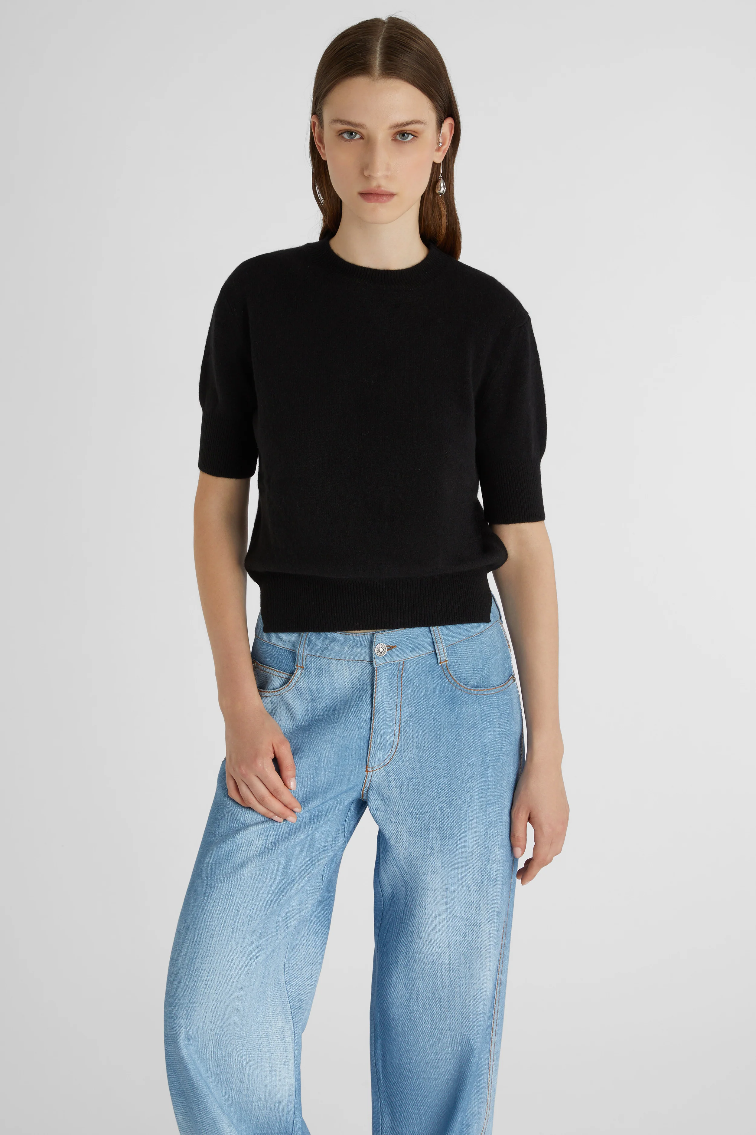 Black pure cashmere sweater - Image 4