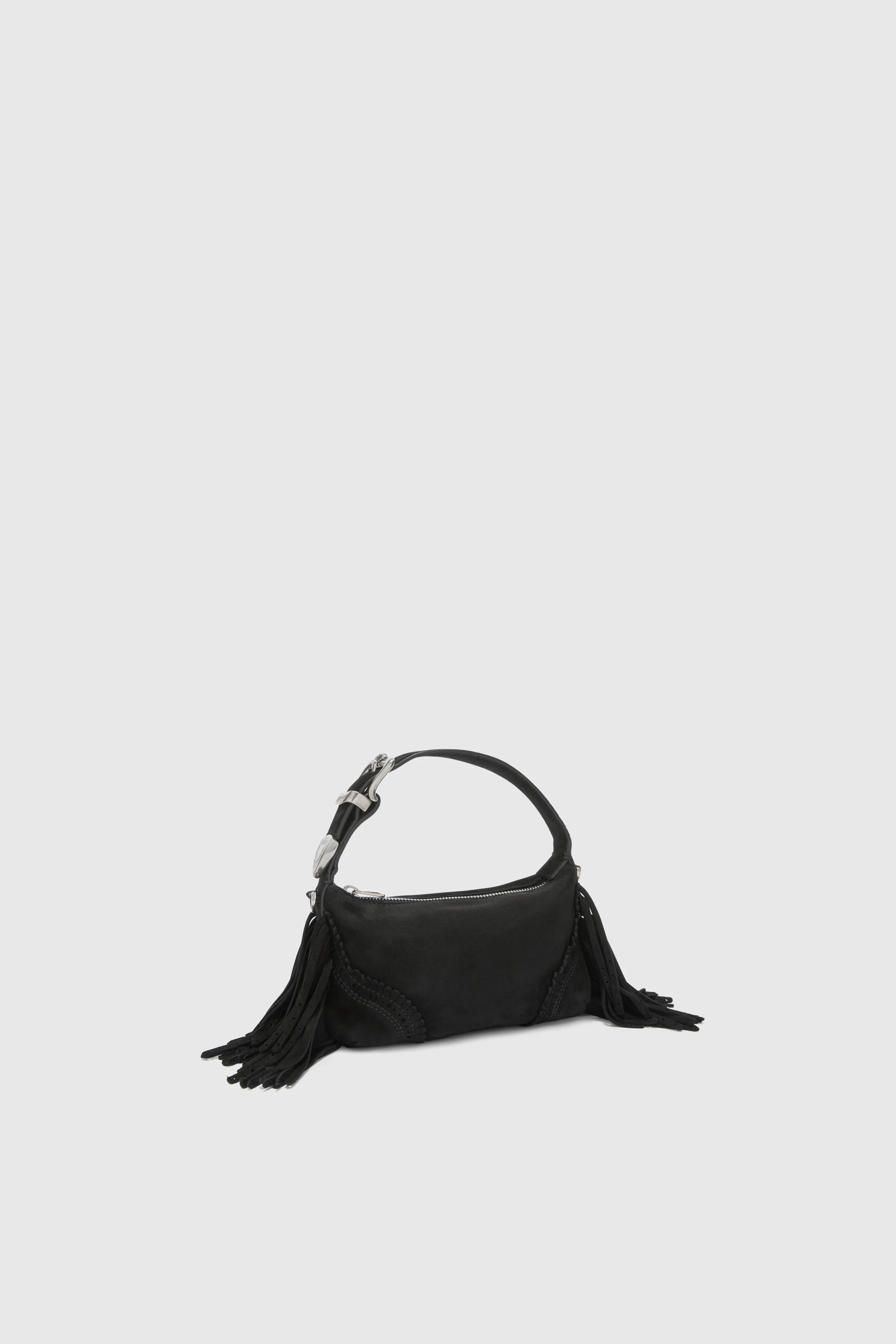 Candy bag in black suede - Image 3