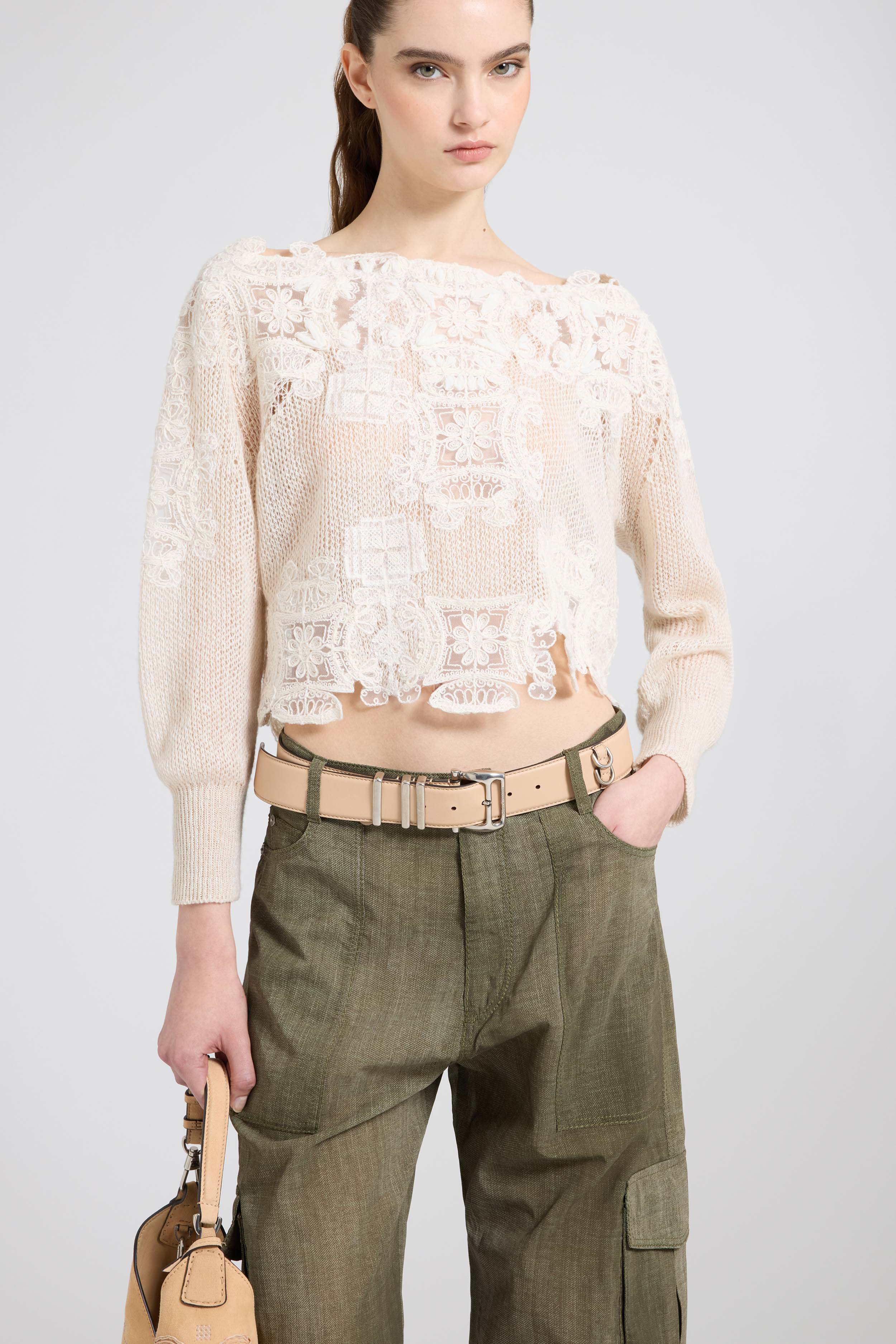 Cargo trousers in jeans-print marocain - Image 4