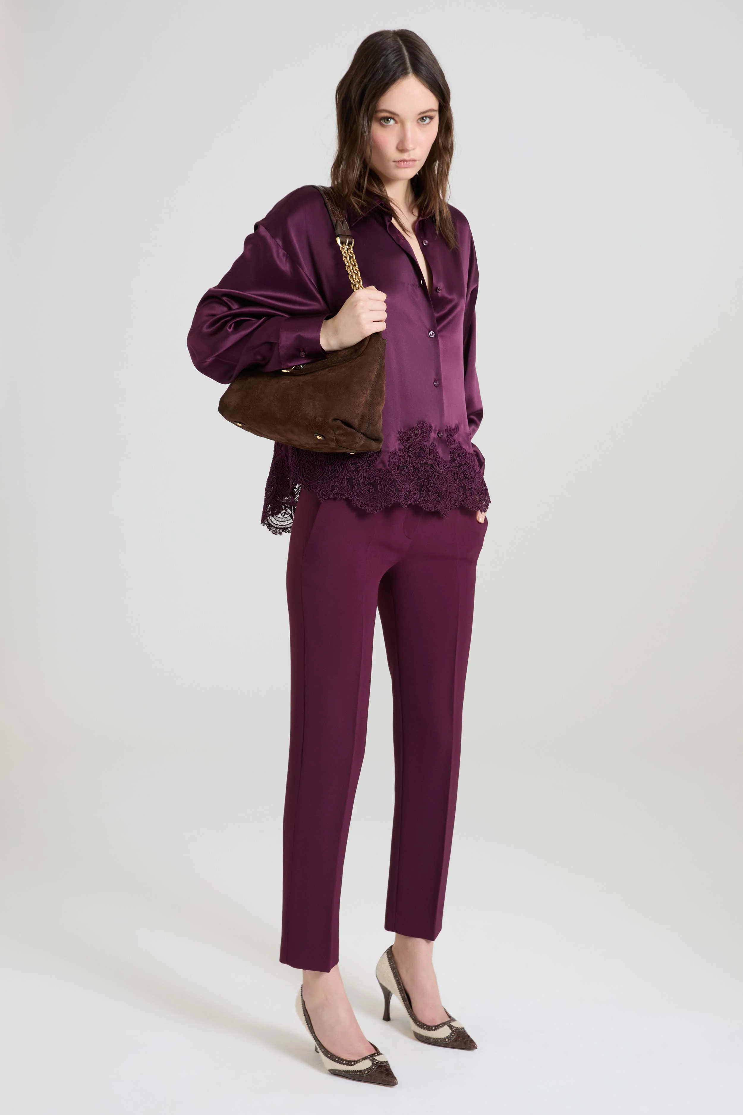 Cigarette Trousers in Interlock - Image 2