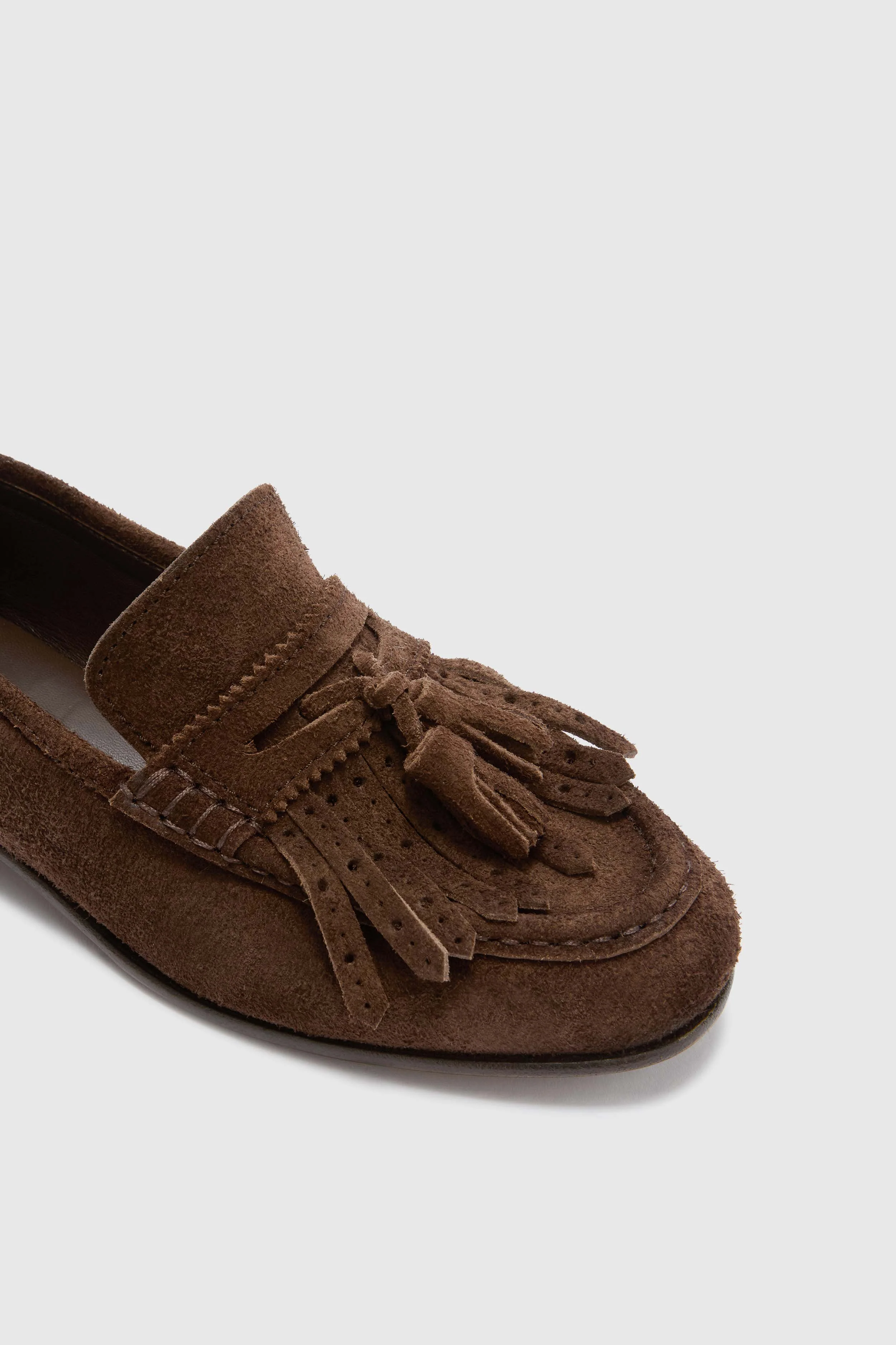 College suede loafers with tassels - Image 5