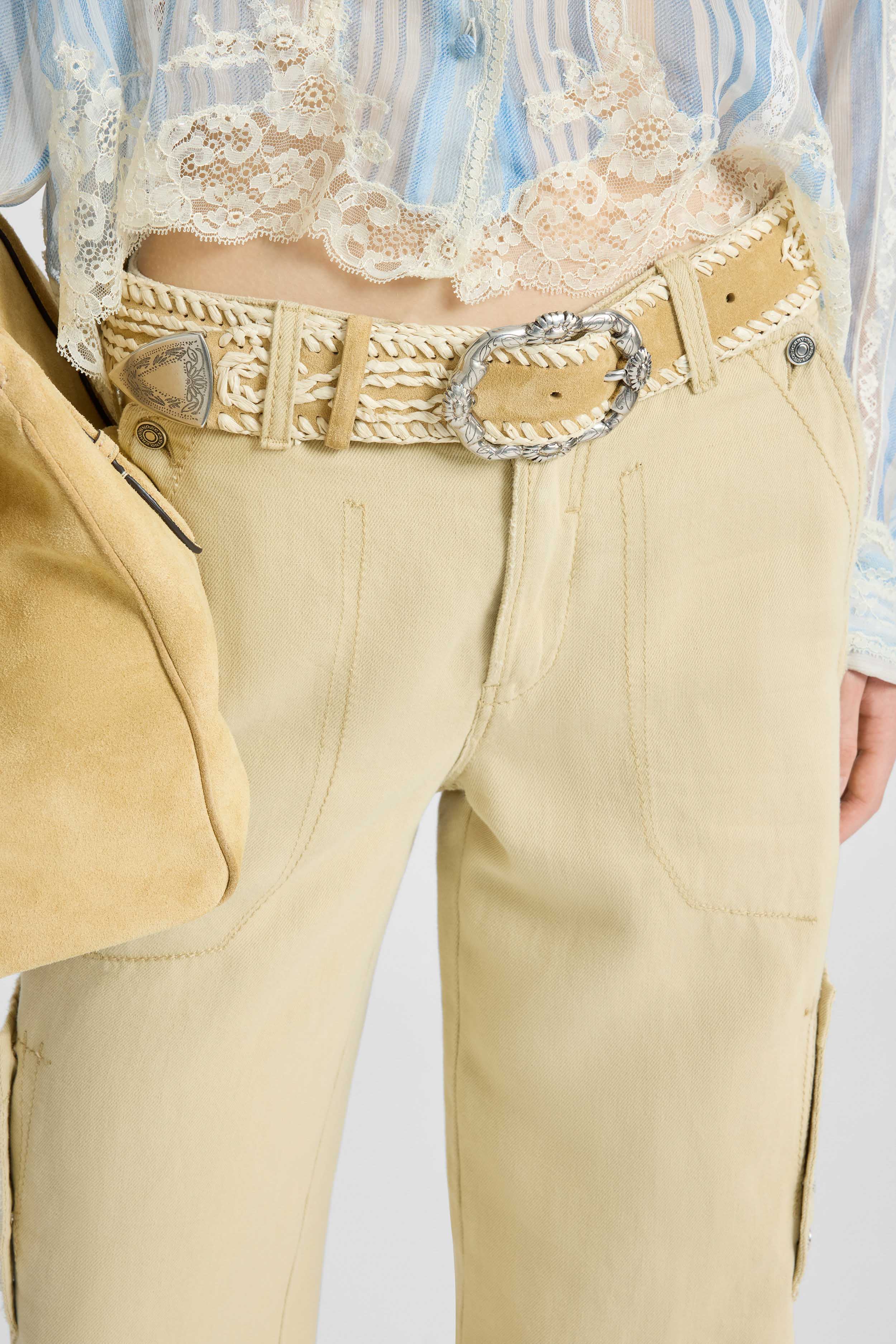 Majaro Embroidered Belt 40 mm - Image 2