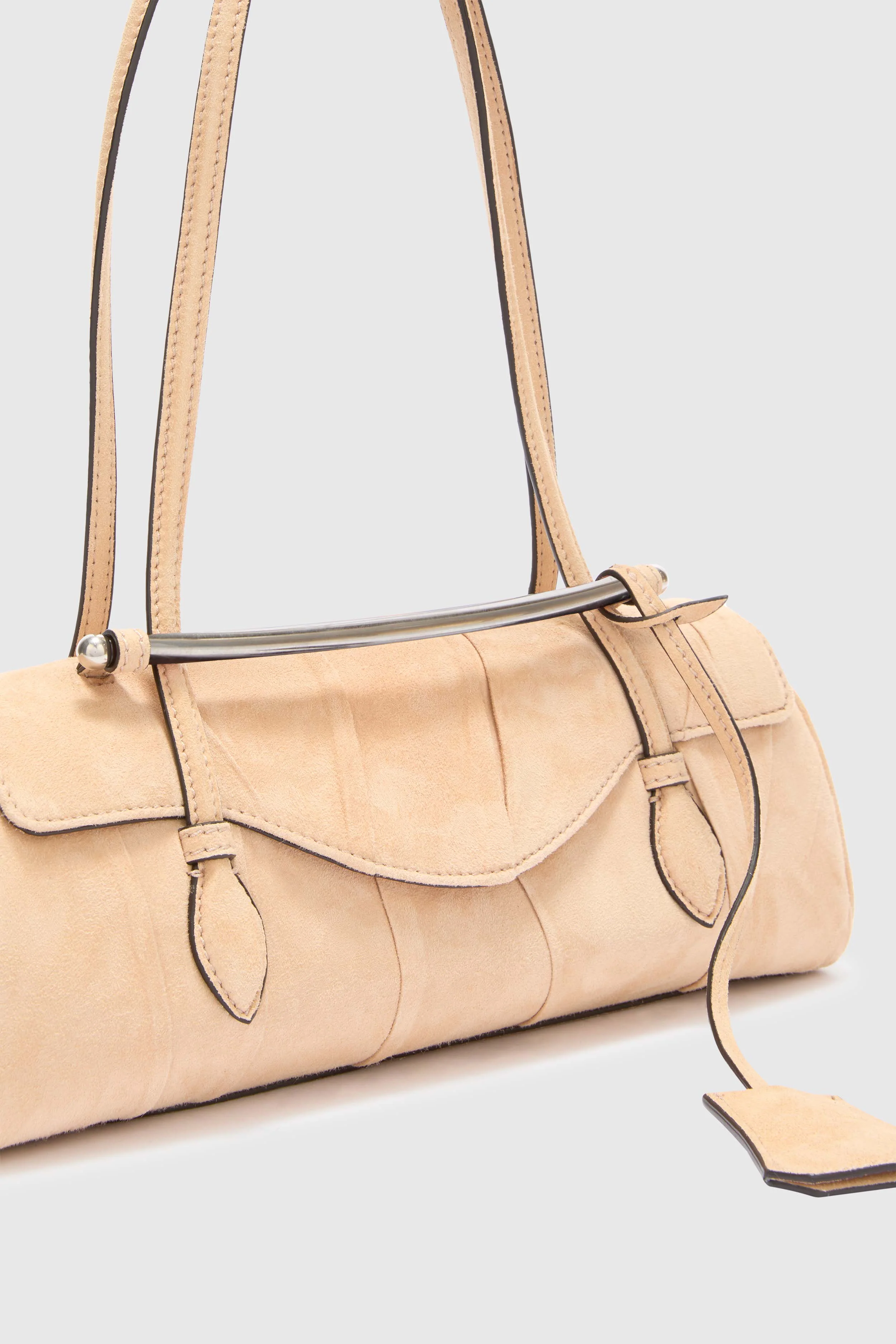 Mini Music in hand-pleated suede - Image 4