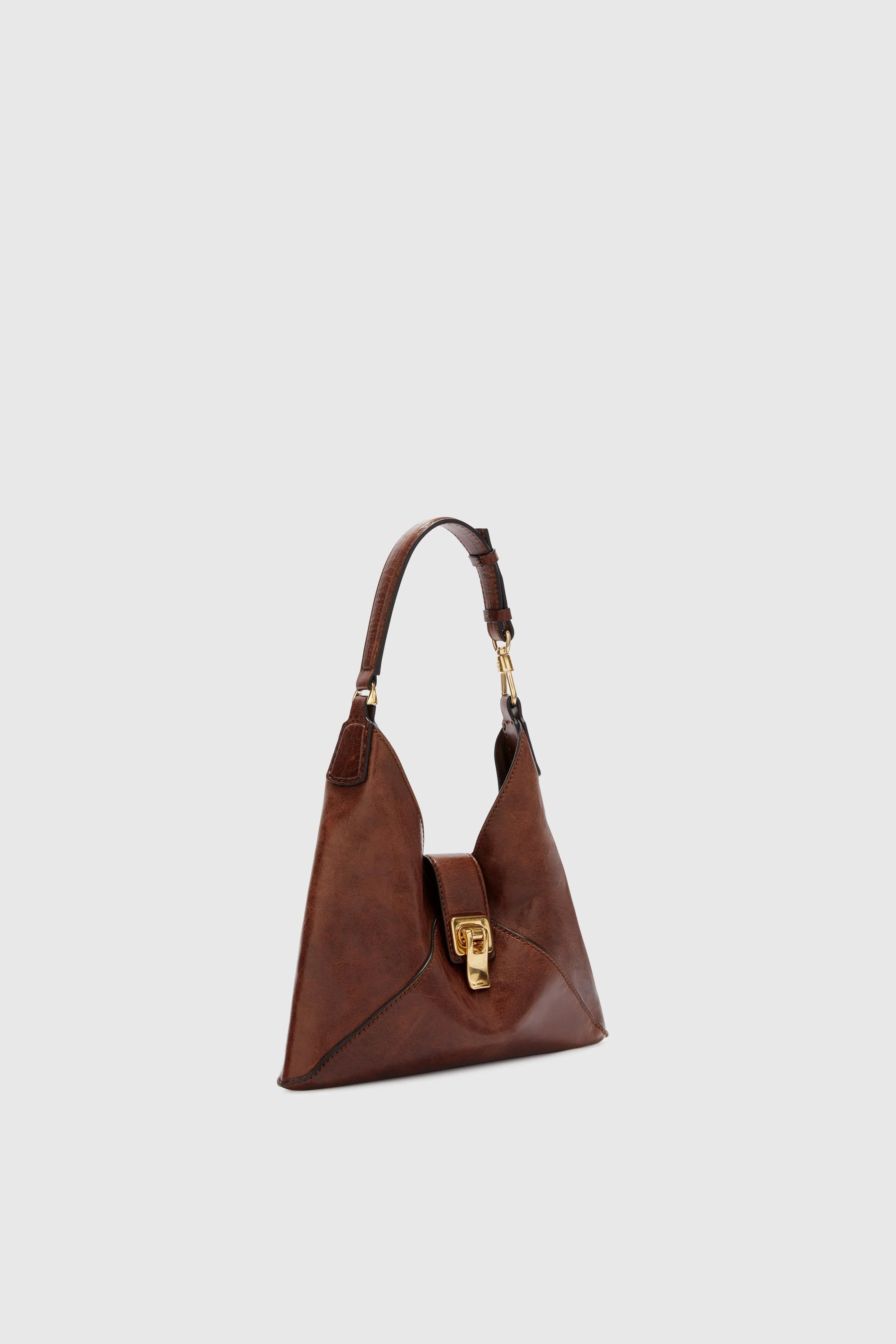 Mini vintage-effect vegan leather Clio bag - Image 3