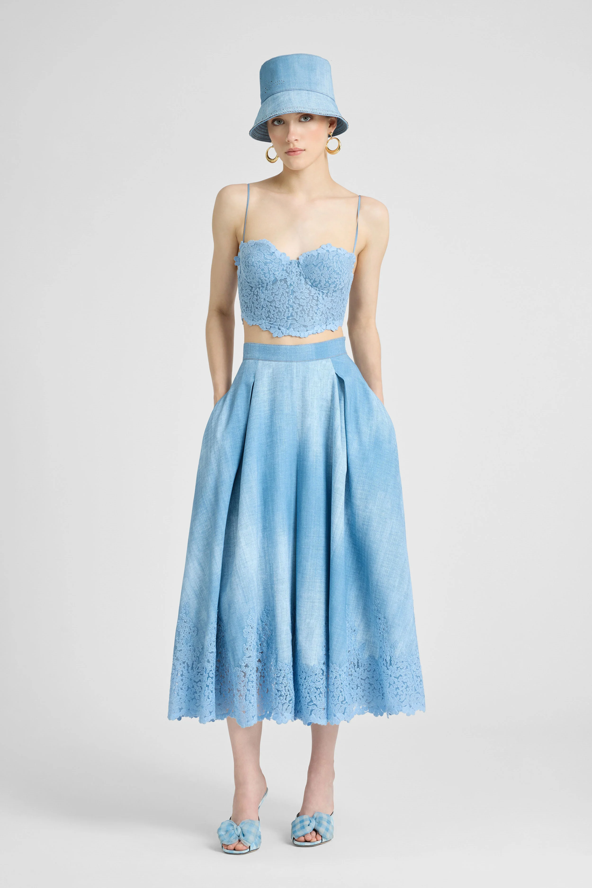Structured Bustier in Chantilly Lace - Image 3