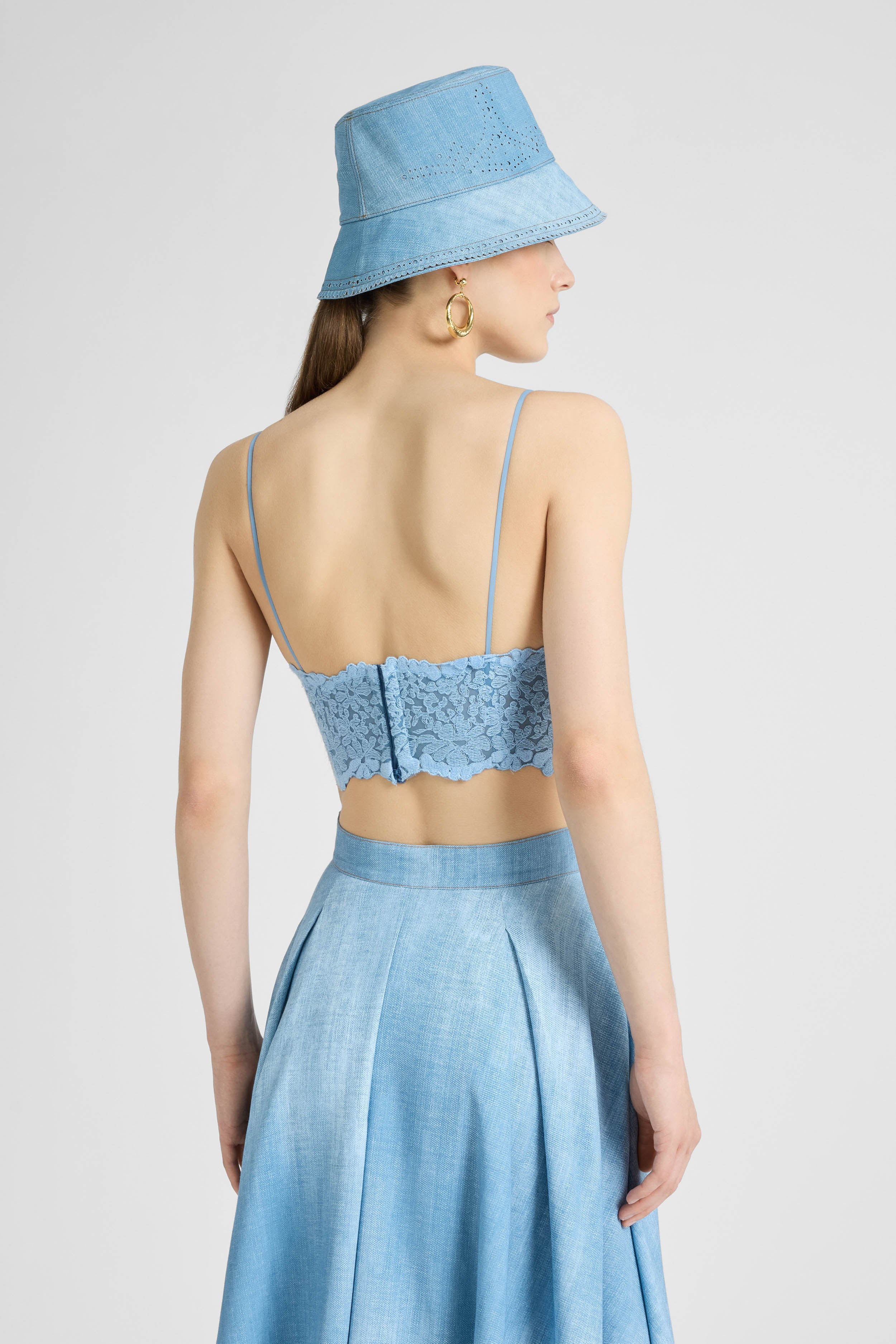 Structured Bustier in Chantilly Lace - Image 4