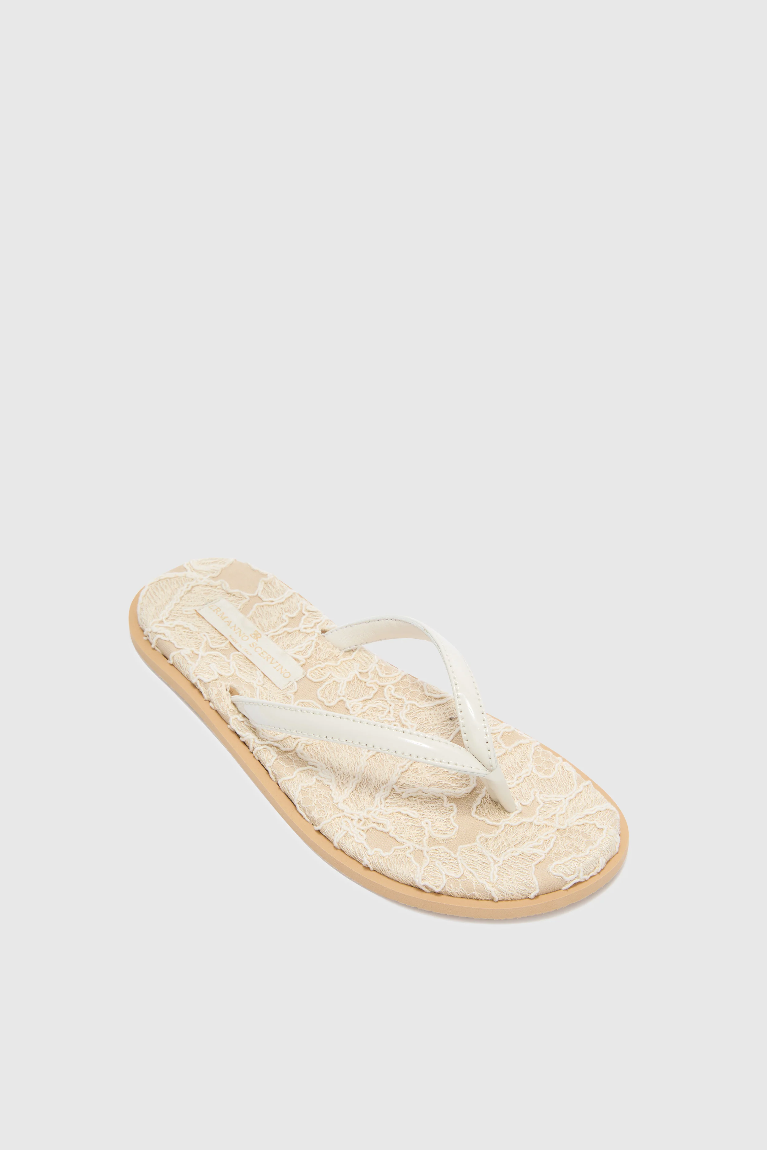 White lace flip flop - Image 5